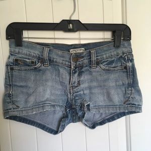 Denim shorts